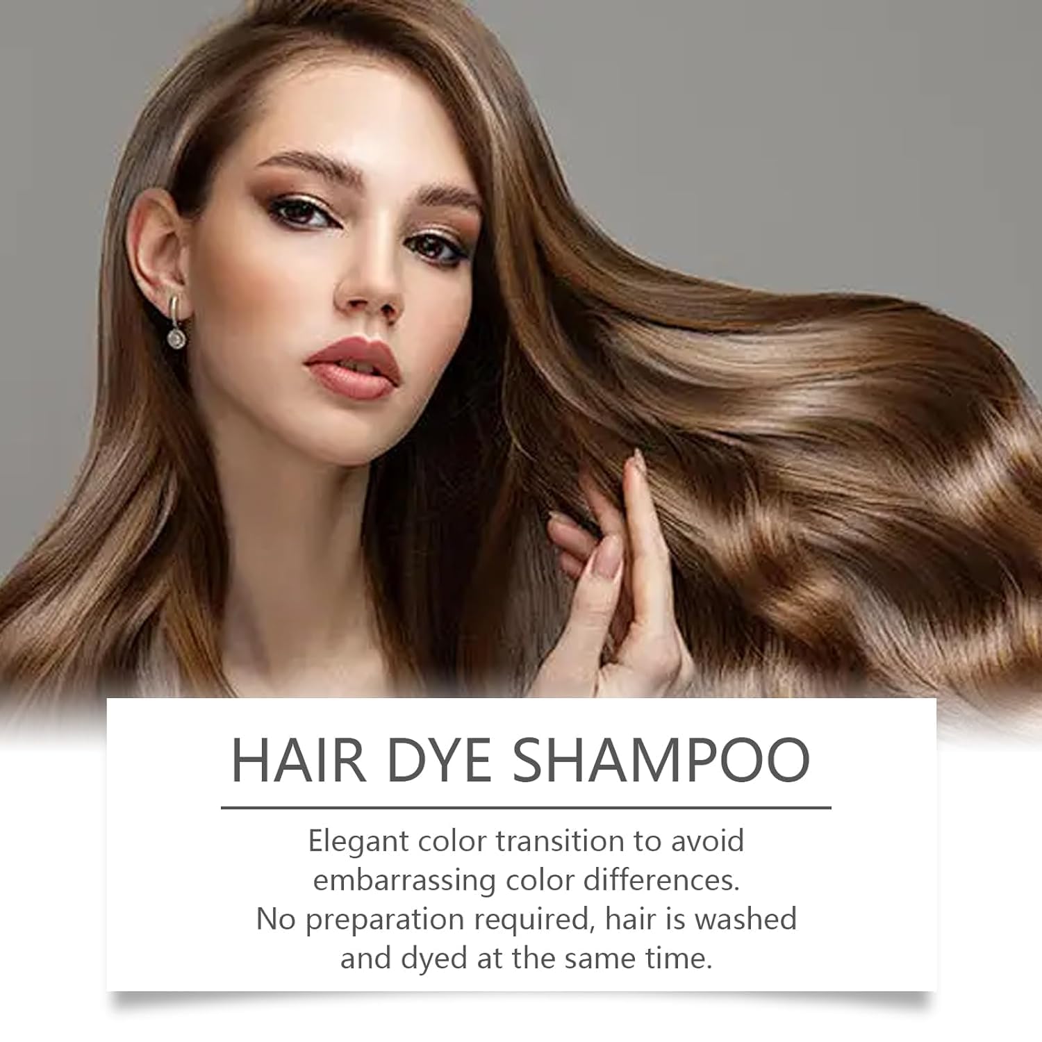 Natural Black Hair Color Shampoo