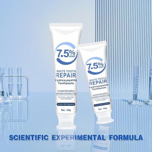 Fluoride-Free Hydroxyapatite Toothpaste