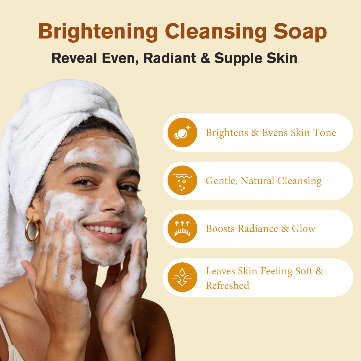 Gentle Turmeric Soap for Face & Body