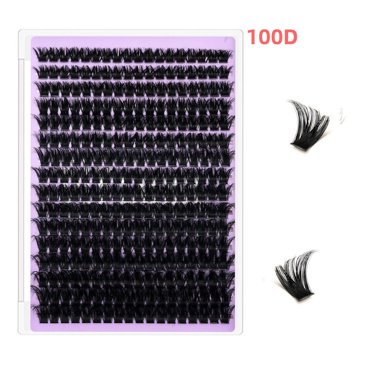 Lash Clusters Kit with Long-lasting Lash Bond and Seal,Tweezers and Remover