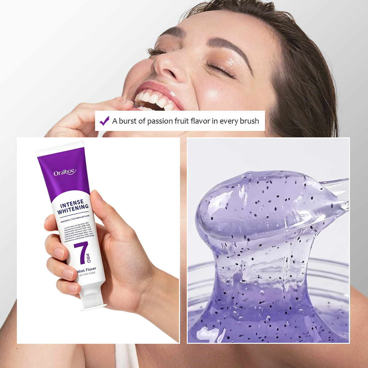 7 Pro Intensive Toothpaste– Whiter Teeth & Long-Lasting Fresh Breath