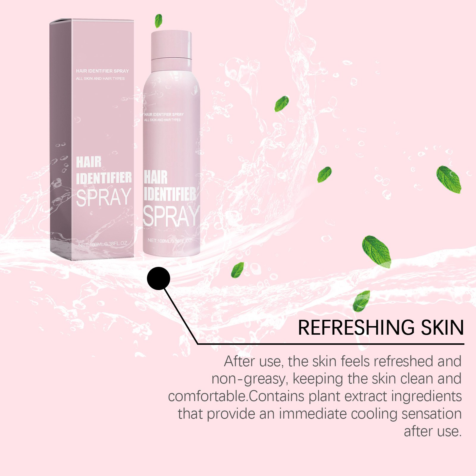 Hair Identifier Spray for Face Dermaplaning