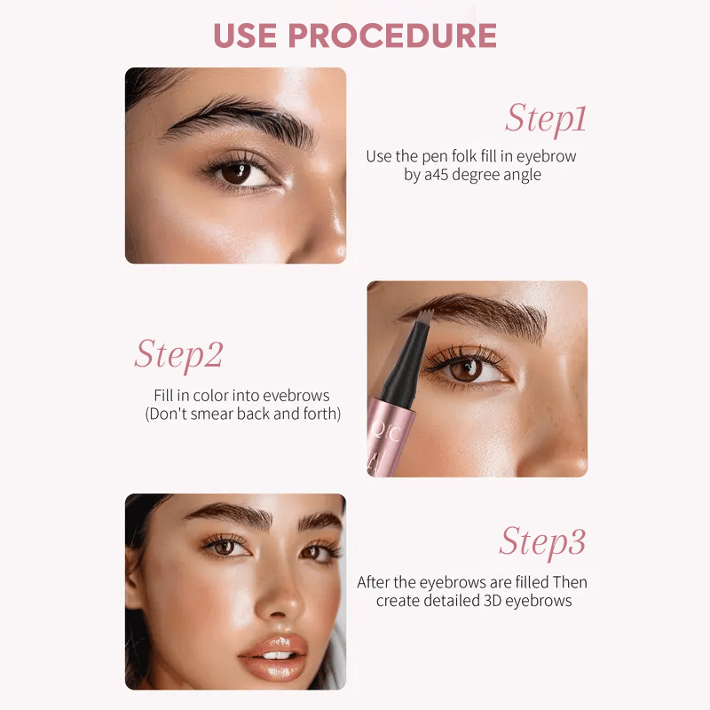 Waterproof Micro-Fork Eyebrow Pencil