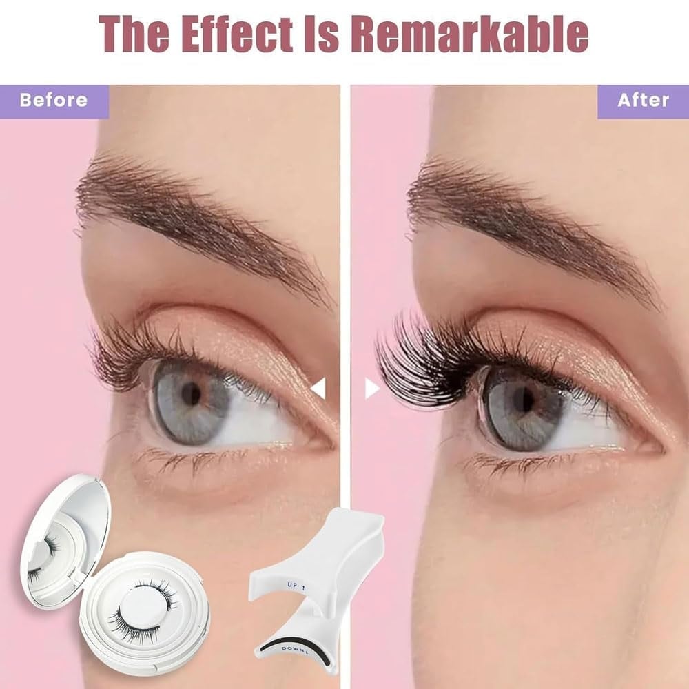 Soft Magnetic Eyelashes All-in-One Box, Reusable